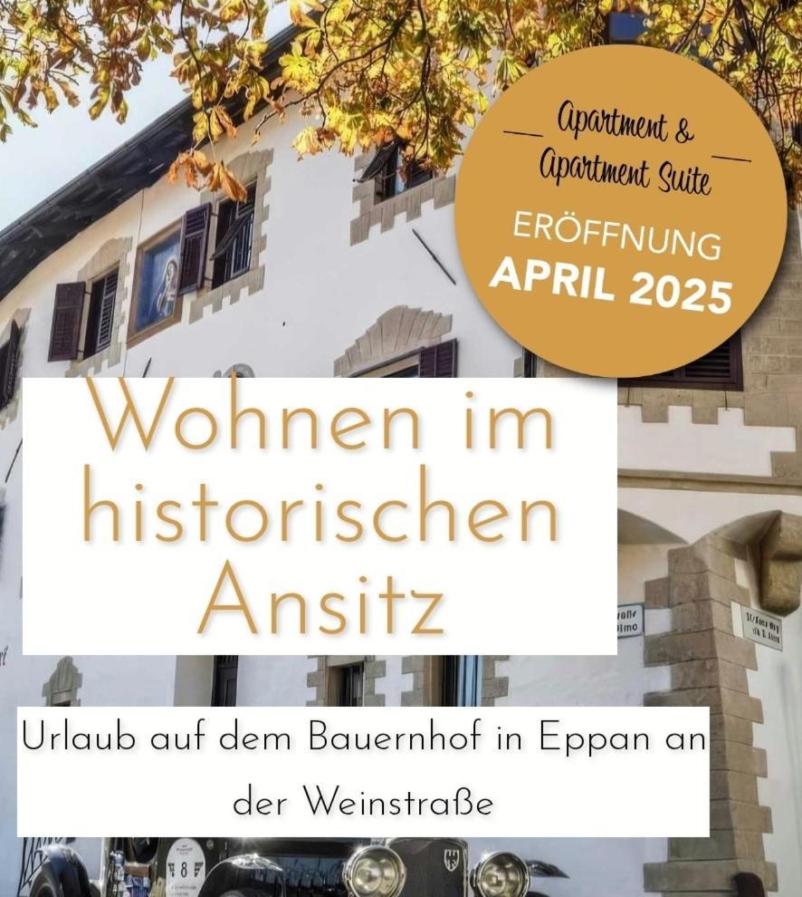 Ansitz Grustdorf Appartement Eppan an der Weinstraße Buitenkant foto